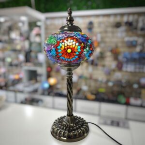 LAMPARA MOSAICA TURCAS DE MESA